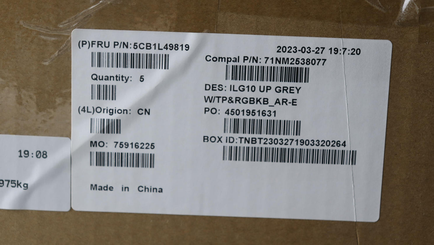 Lenovo Cover Upper Case Assembly Ara - 5CB1L49819