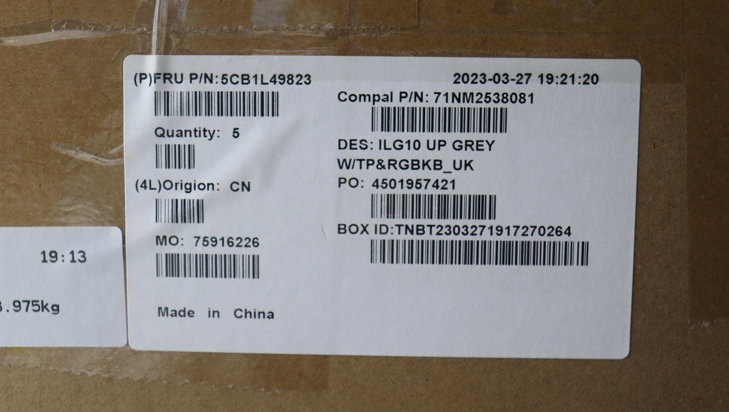 Lenovo Cover Upper Case Assembly Uke - 5CB1L49823