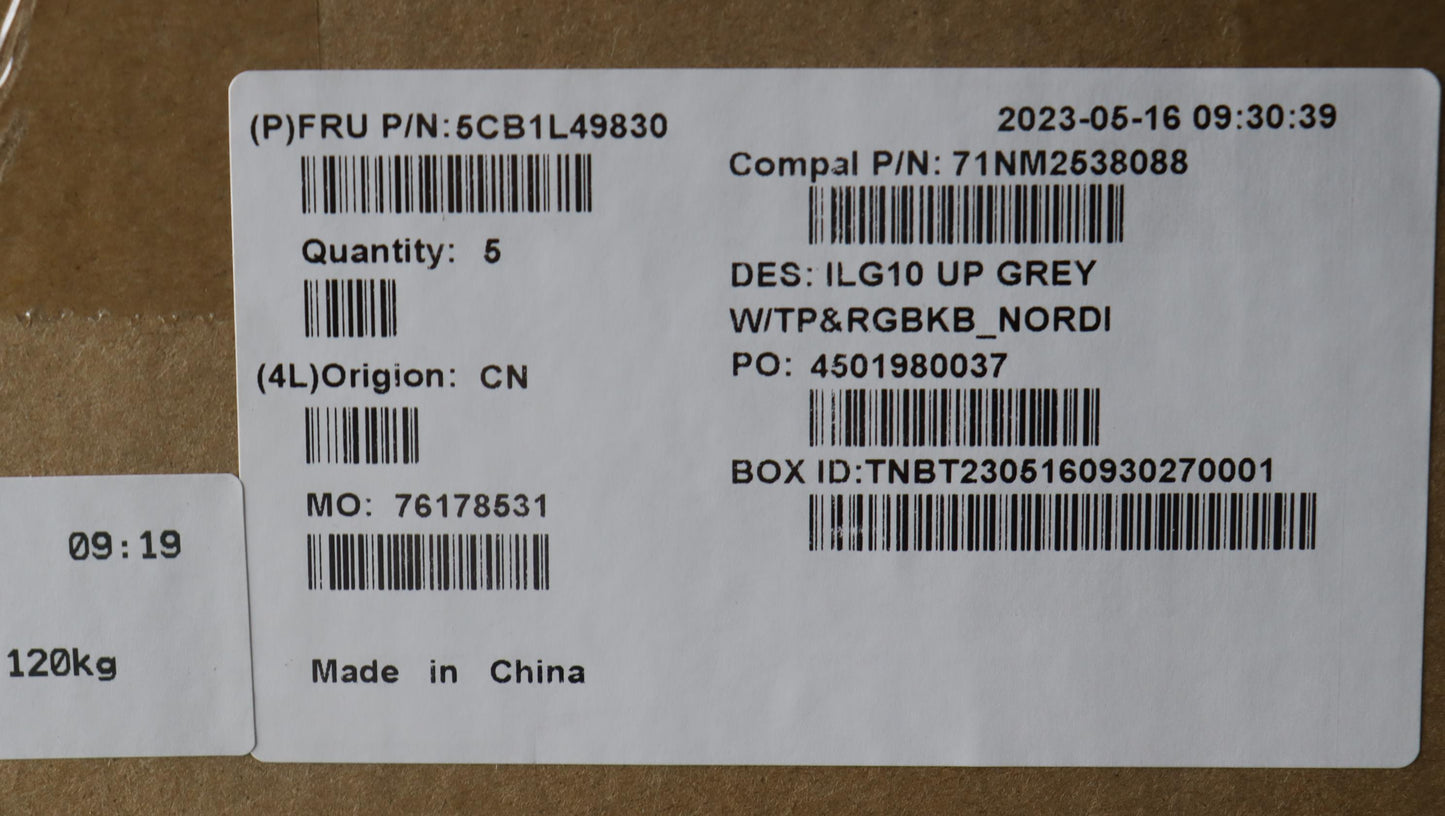 Lenovo Cover Upper Case Assembly Nord - 5CB1L49830