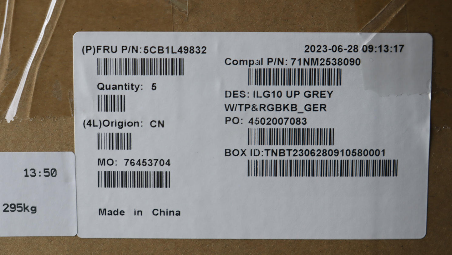 Lenovo Cover Upper Case Assembly Ger - 5CB1L49832