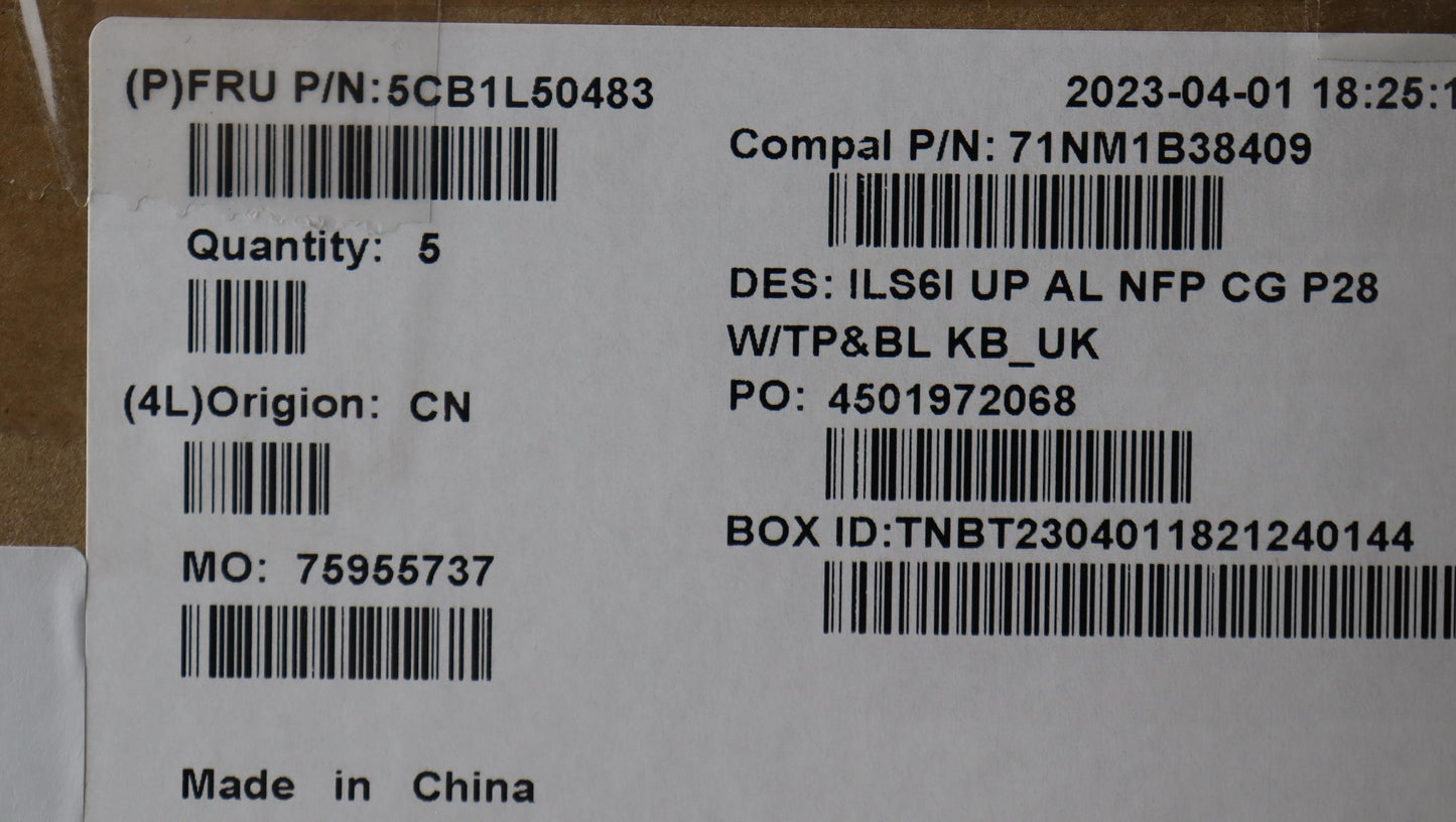 Lenovo Cover Upcase_Uke C82Xf Nfp Cg - 5CB1L50483