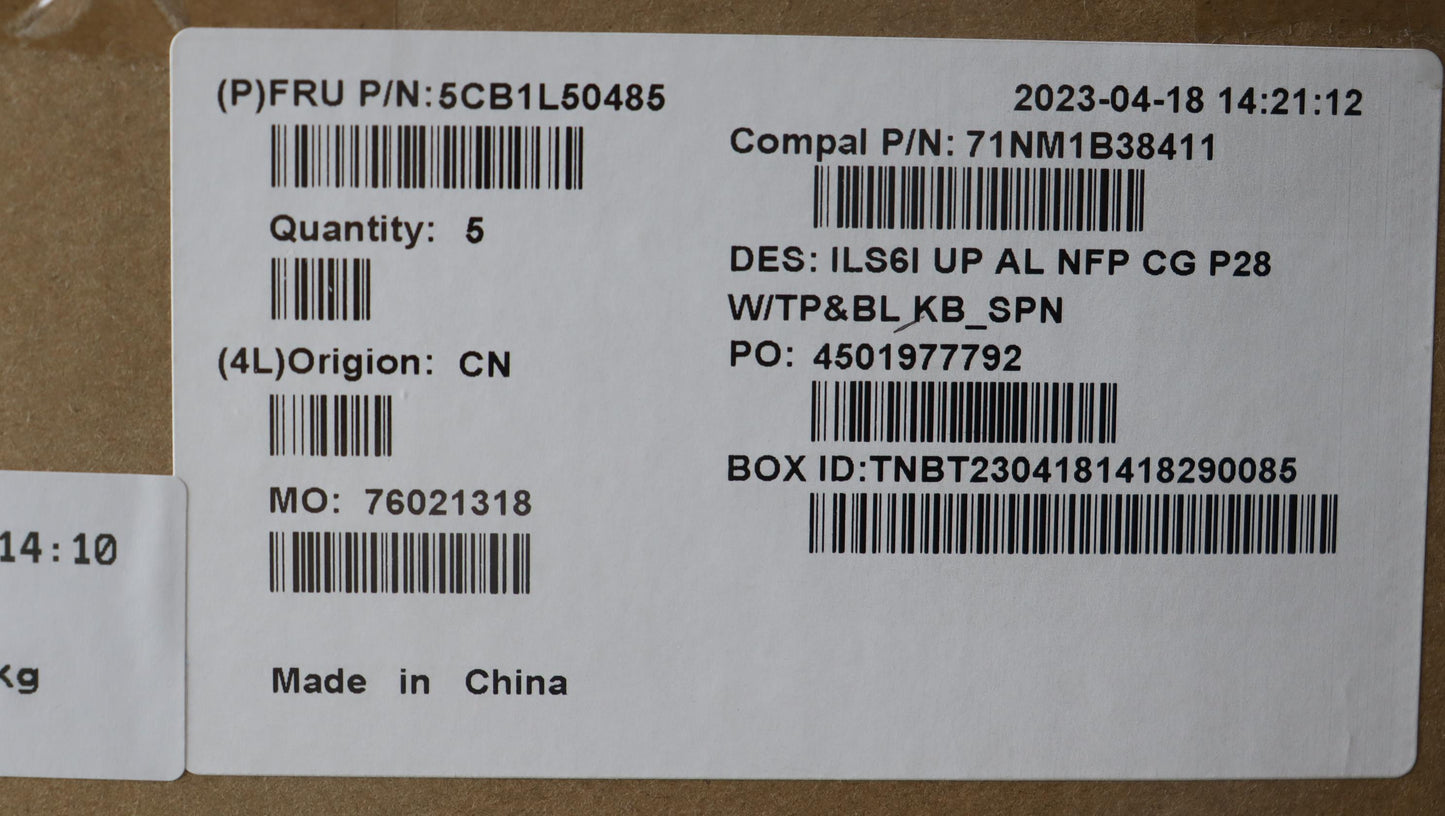 Lenovo Cover Upcase_Spa C82Xf Nfp Cg - 5CB1L50485
