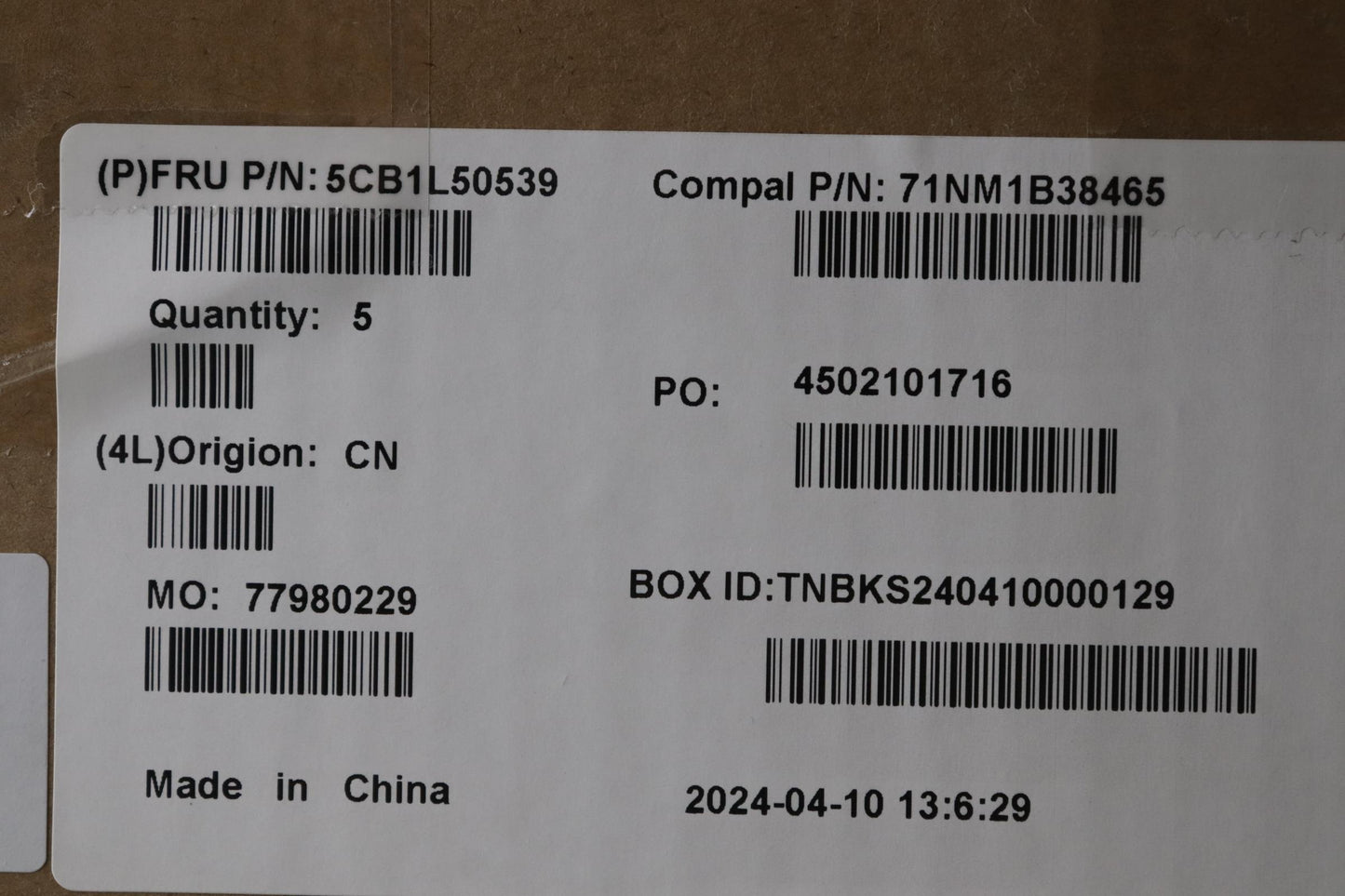 Lenovo Cover Upcase_Kor C82Xf Nfp Ab - 5CB1L50539