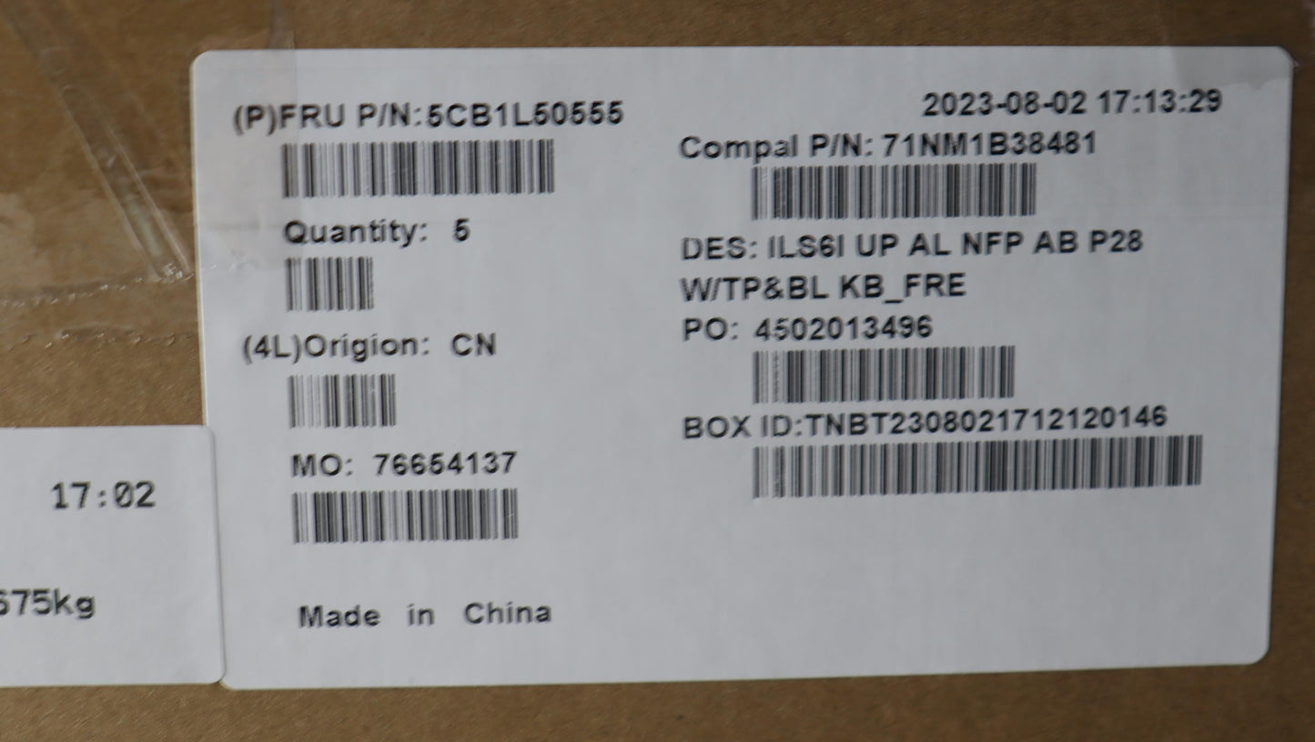 Lenovo Cover Upcase_Fra C82Xf Nfp Ab - 5CB1L50555