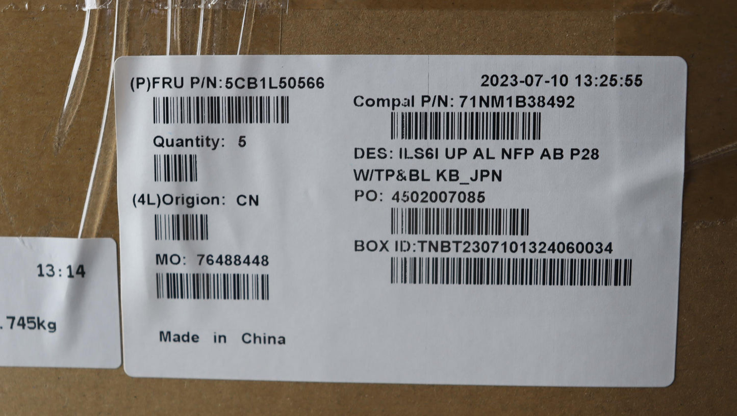 Lenovo Cover Upcase_Jpn C82Xf Nfp Ab - 5CB1L50566