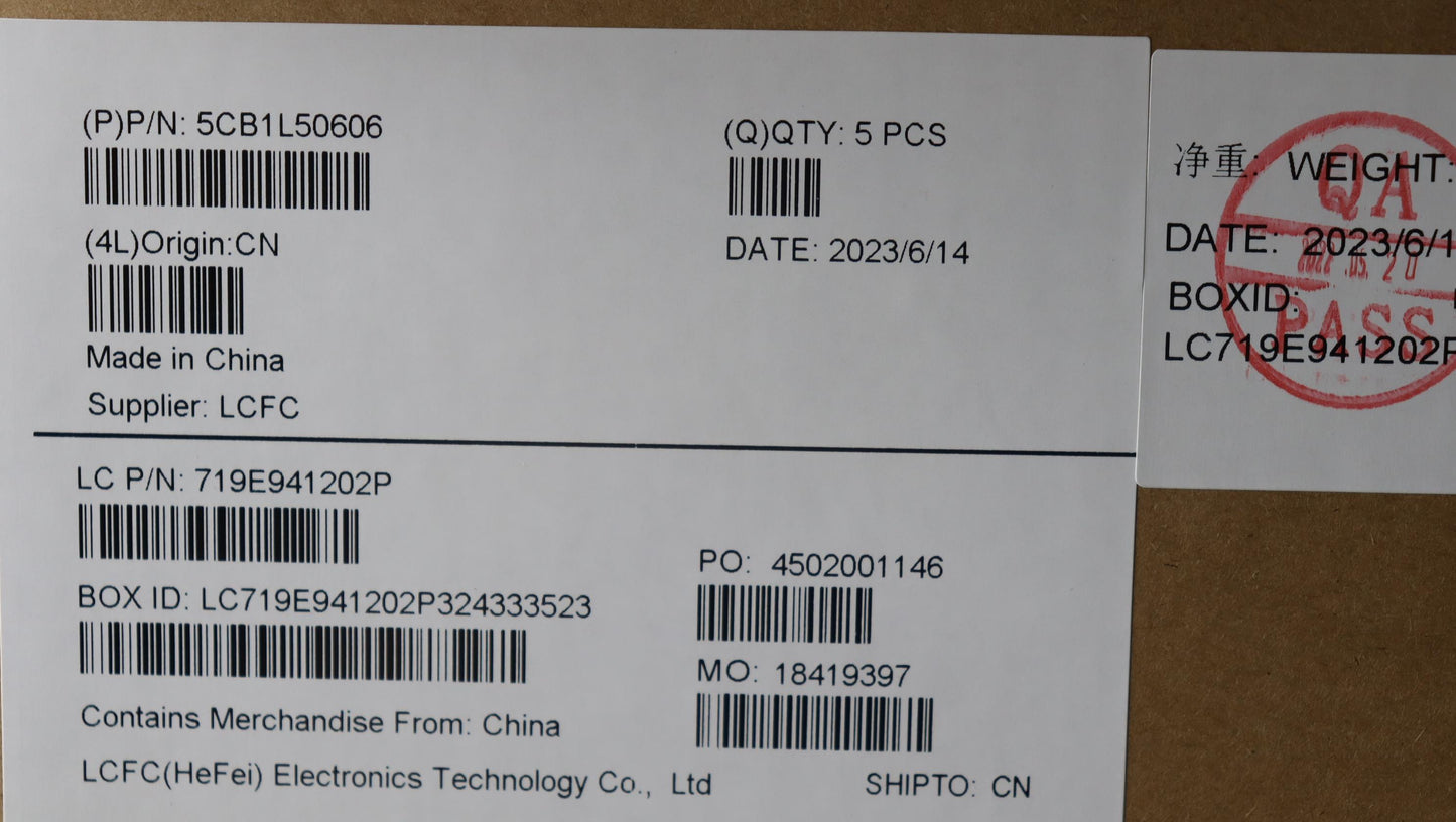 Lenovo Cover Upper Case Assembly Euro - 5CB1L50606