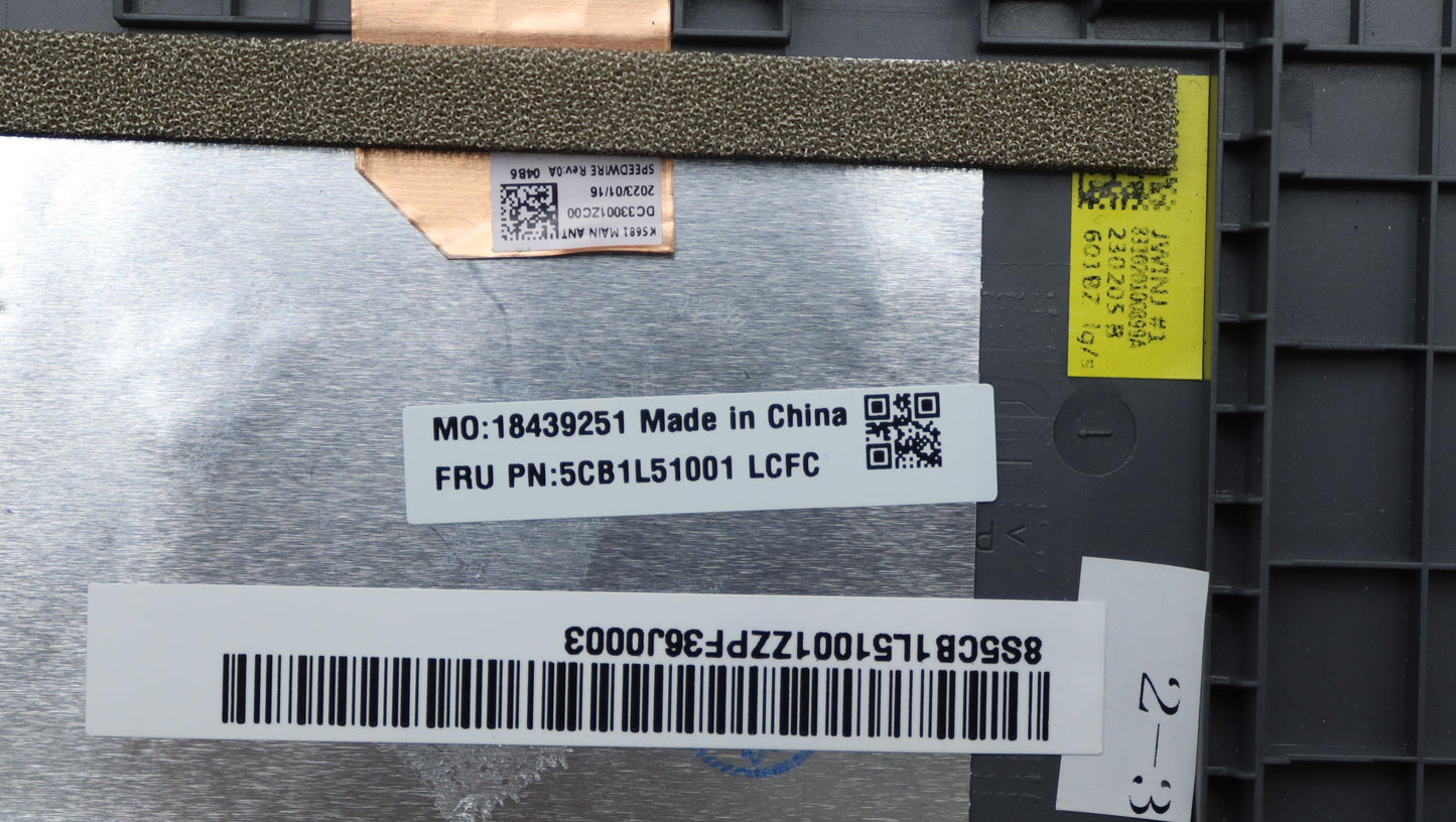 Lenovo Cover Upper Case Assembly Nord - 5CB1L51001