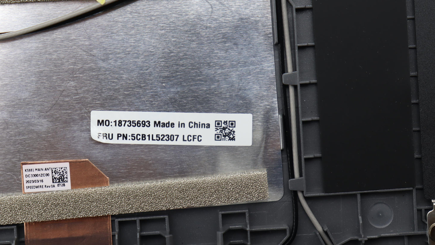 Lenovo Cover Upper Case Assembly Fra - 5CB1L52307