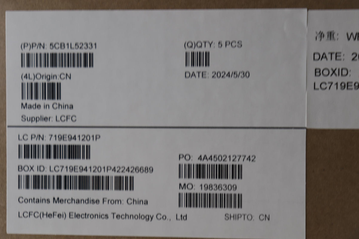 Lenovo Cover Upper Case Assembly Euro - 5CB1L52331