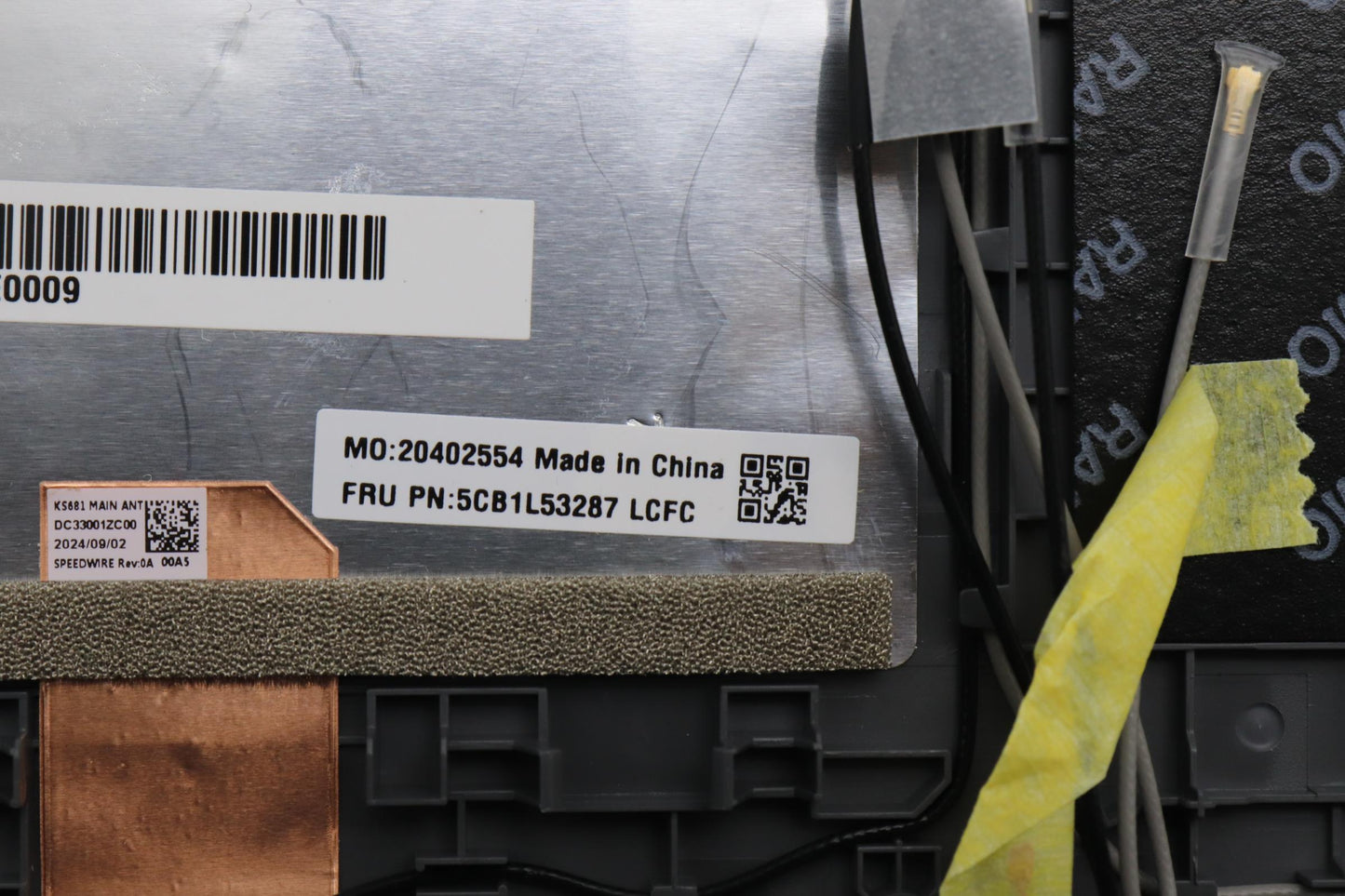 Lenovo Cover Upper Case Assembly Euro - 5CB1L53287