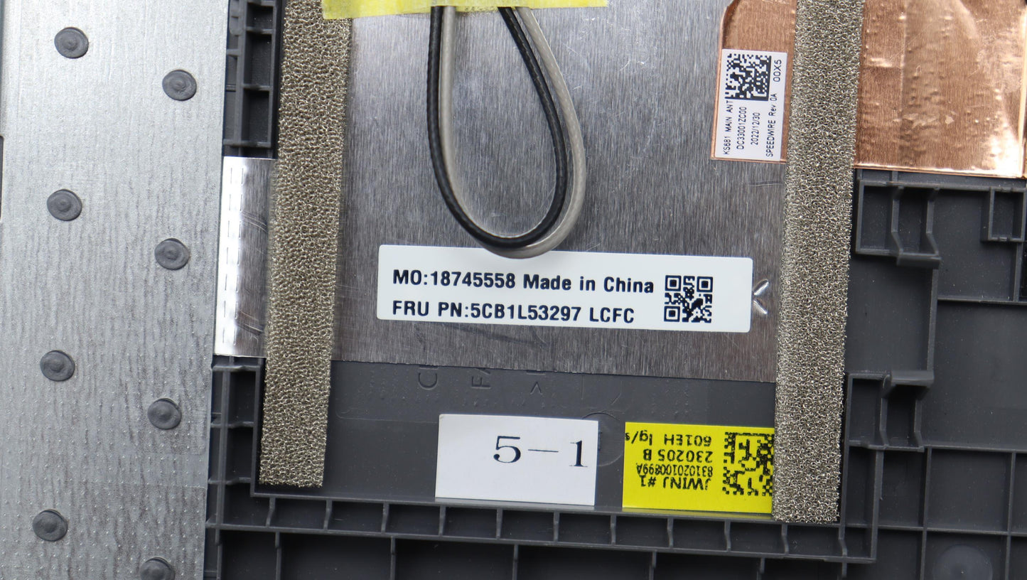 Lenovo Cover Upper Case Assembly Ita - 5CB1L53297