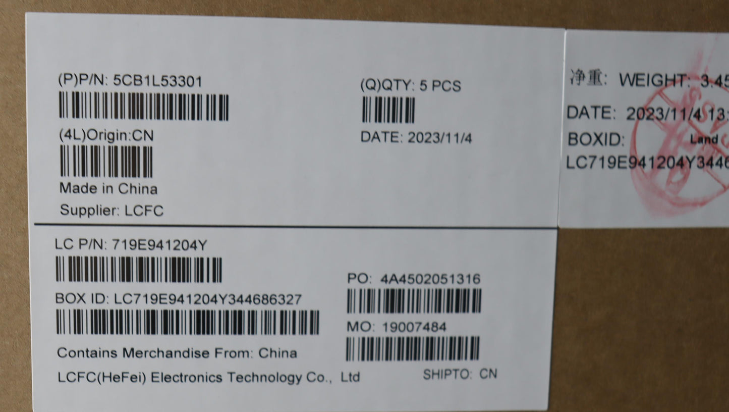 Lenovo Cover Upper Case Assembly Nord - 5CB1L53301