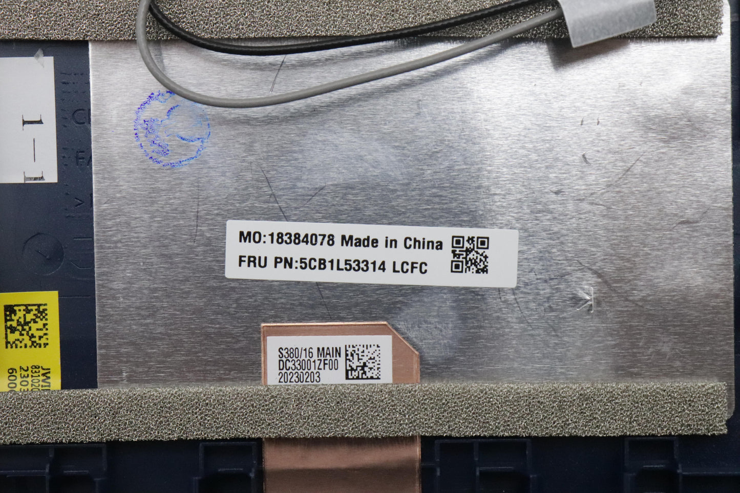 Lenovo Cover Upper Case Assembly Uke - 5CB1L53314