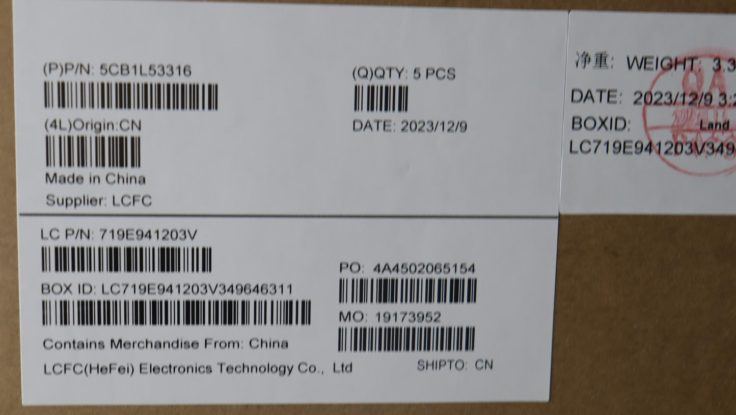 Lenovo Cover Upper Case Assembly Spa - 5CB1L53316