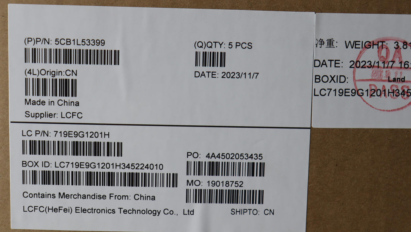 Lenovo Cover Upper Case Assembly Por - 5CB1L53399