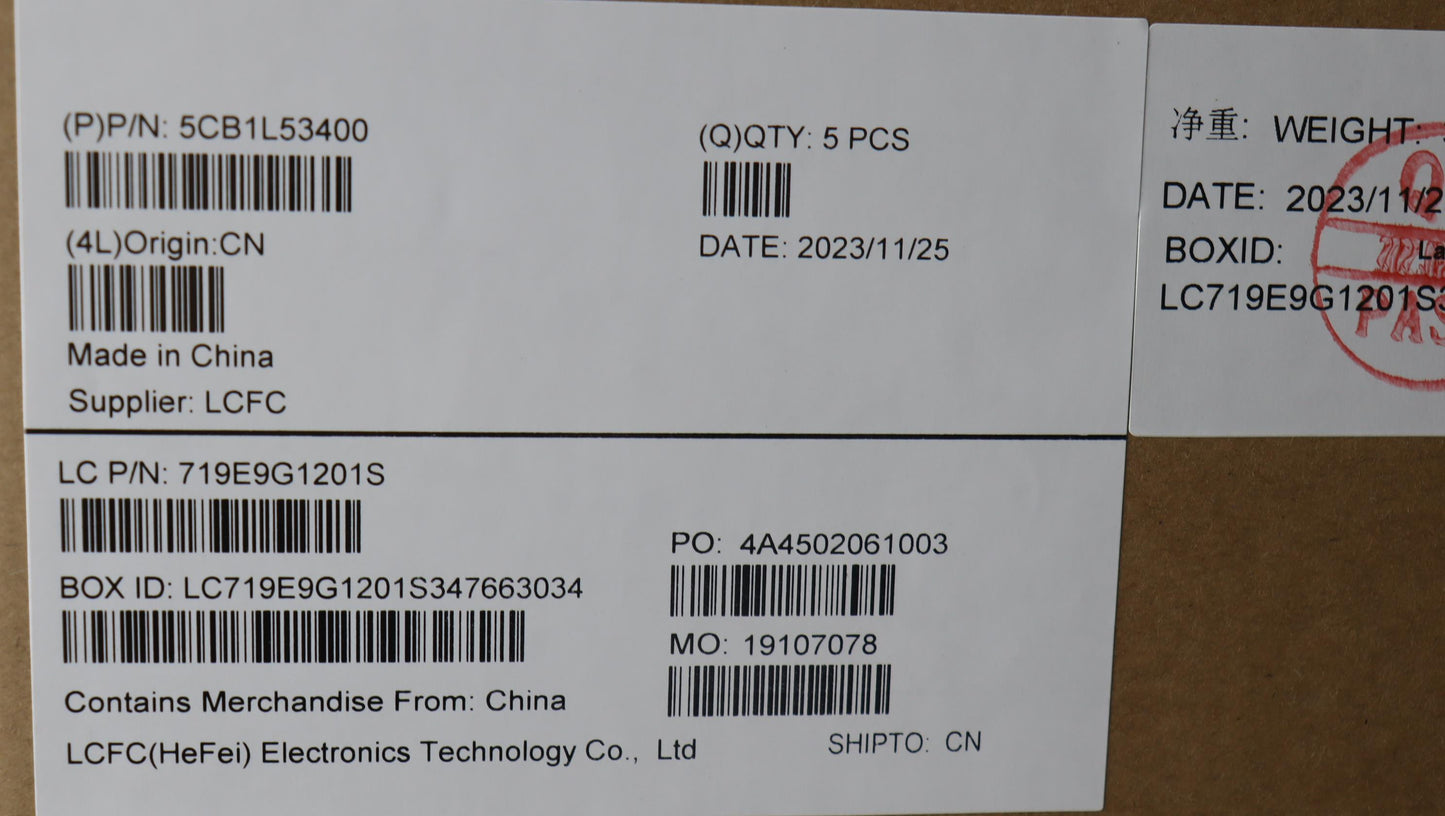 Lenovo Cover Upper Case Assembly Rus - 5CB1L53400