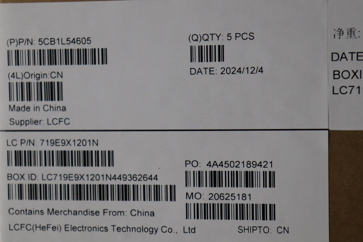 Lenovo Cover Upper Case Assembly Eng - 5CB1L54605