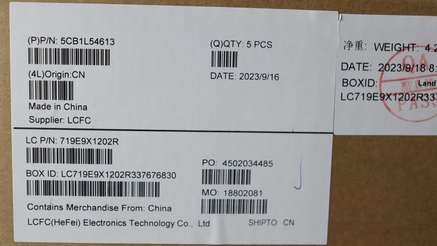 Lenovo Cover Upper Case Assembly Bul - 5CB1L54613