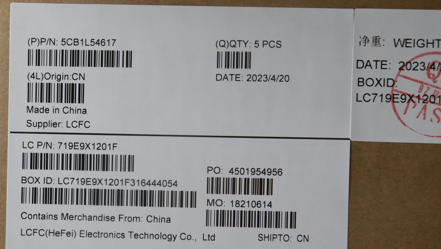 Lenovo Cover Upper Case Assembly Eng - 5CB1L54617