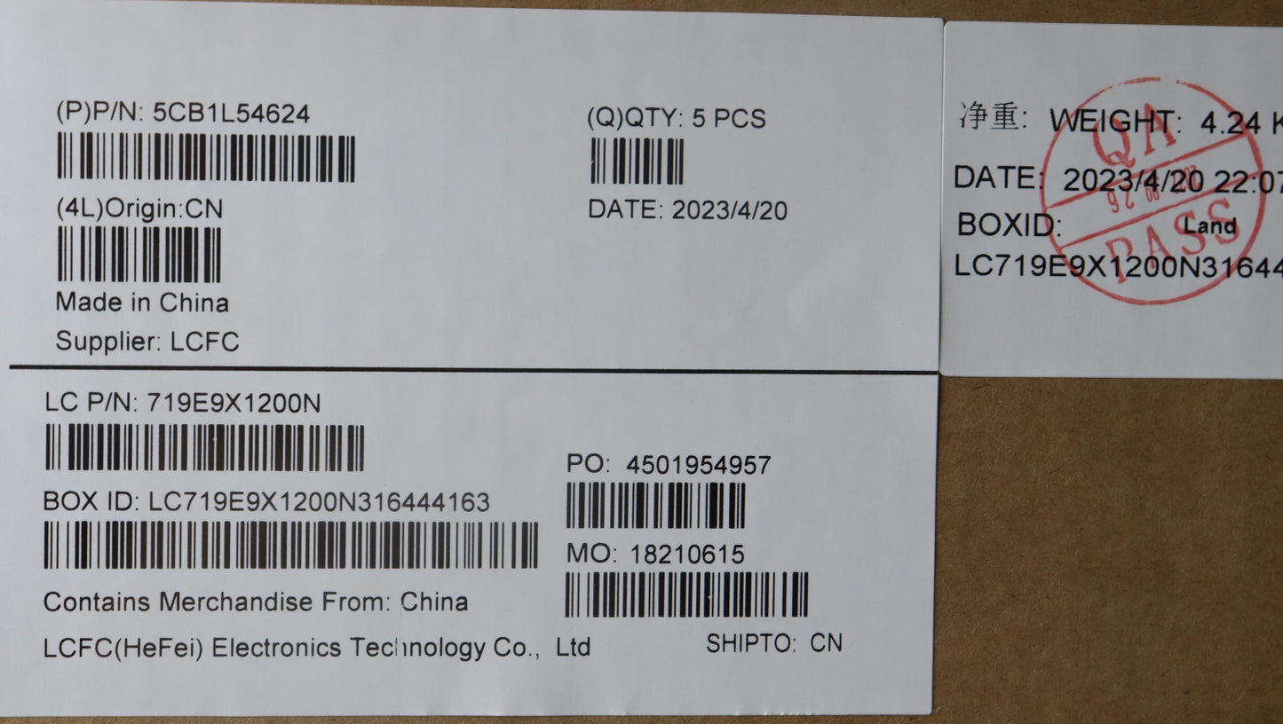 Lenovo Cover Upper Case Assembly Usa - 5CB1L54624