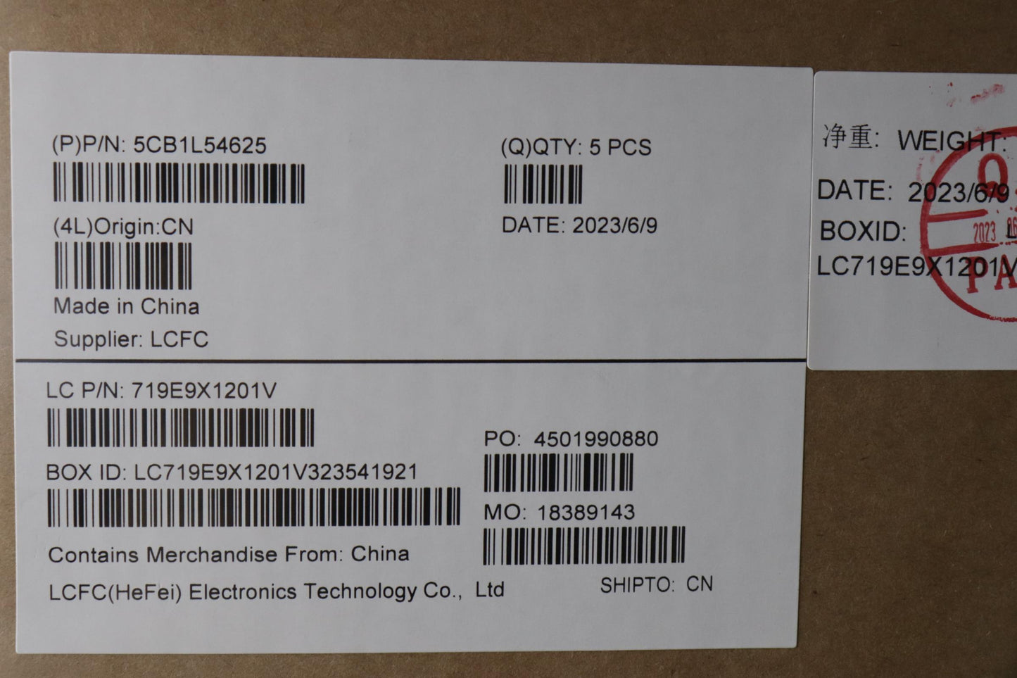 Lenovo Cover Upper Case Assembly Fra - 5CB1L54625