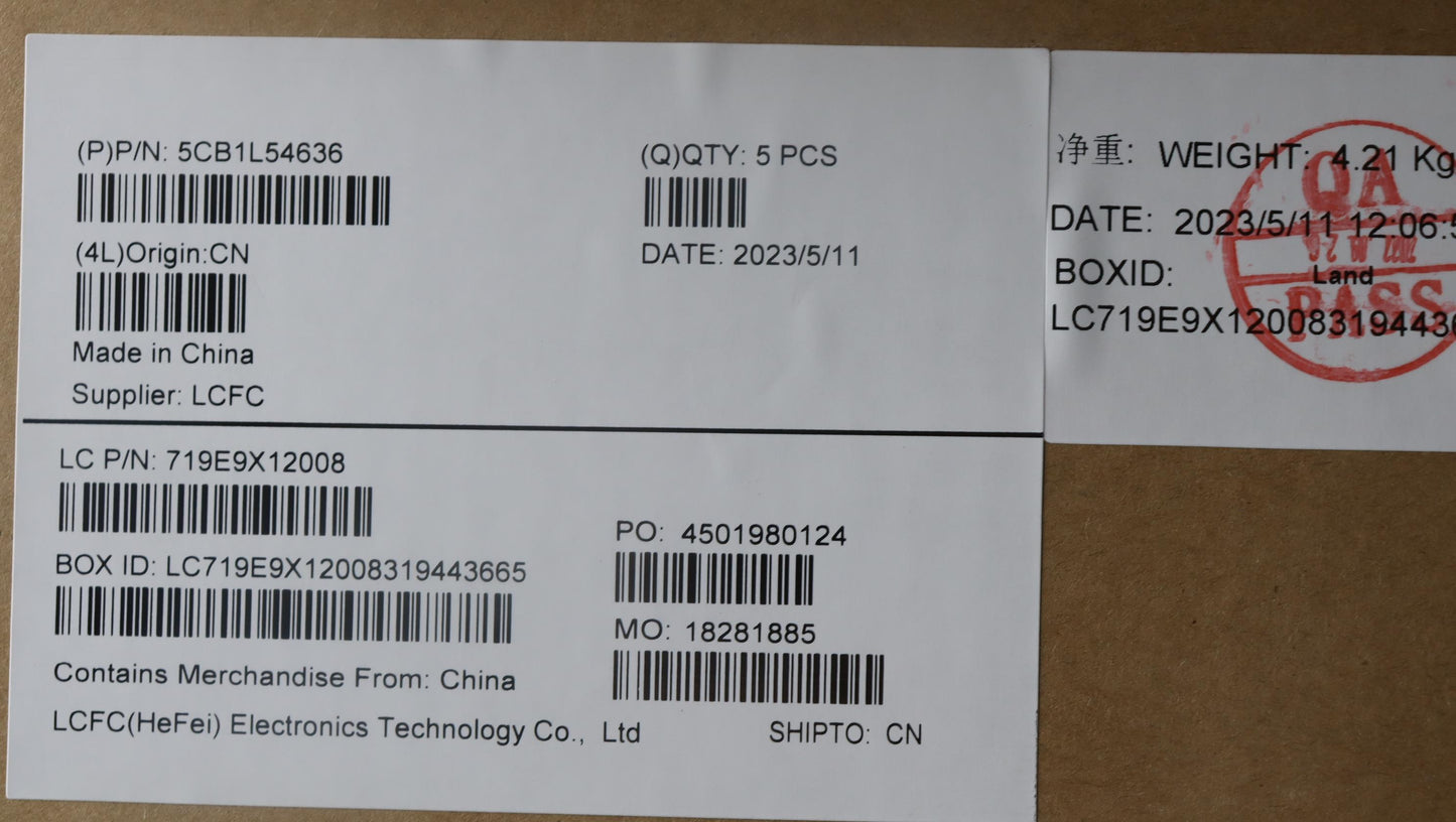 Lenovo Cover Upper Case Assembly La S - 5CB1L54636