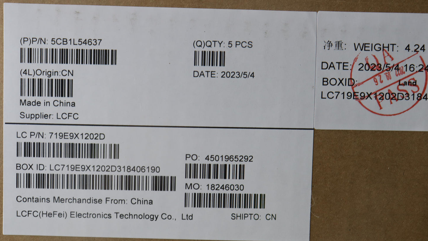 Lenovo Cover Upper Case Assembly Nord - 5CB1L54637