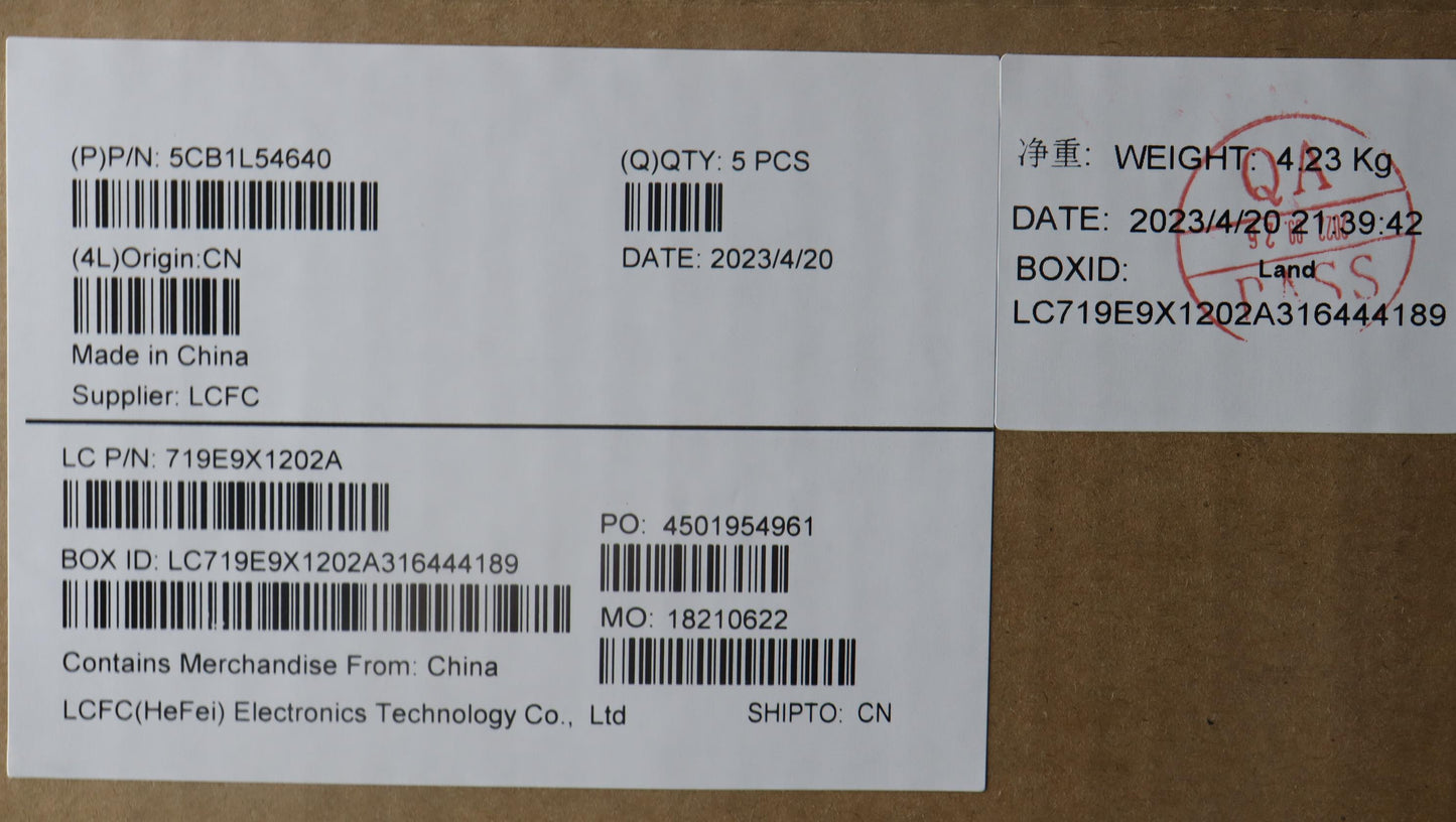 Lenovo Cover Upper Case Assembly Slv - 5CB1L54640