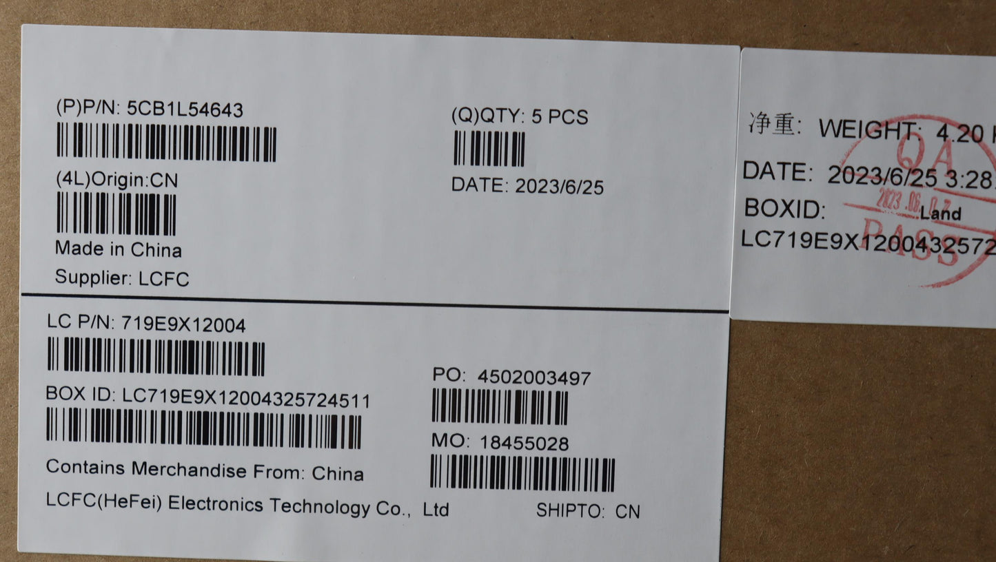 Lenovo Cover Upper Case Assembly Thai - 5CB1L54643