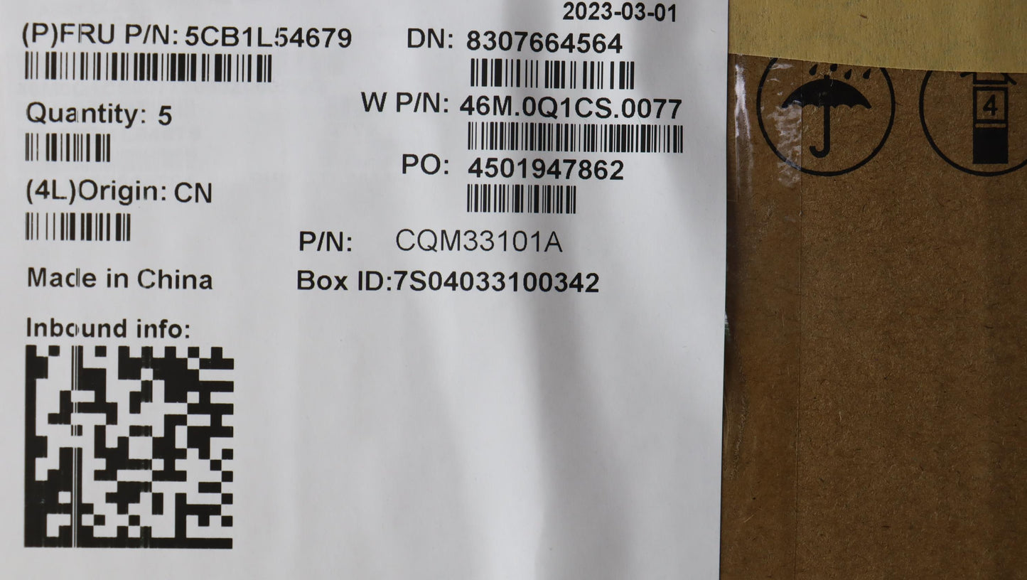 Lenovo Cover Upper Case Assembly Den - 5CB1L54679