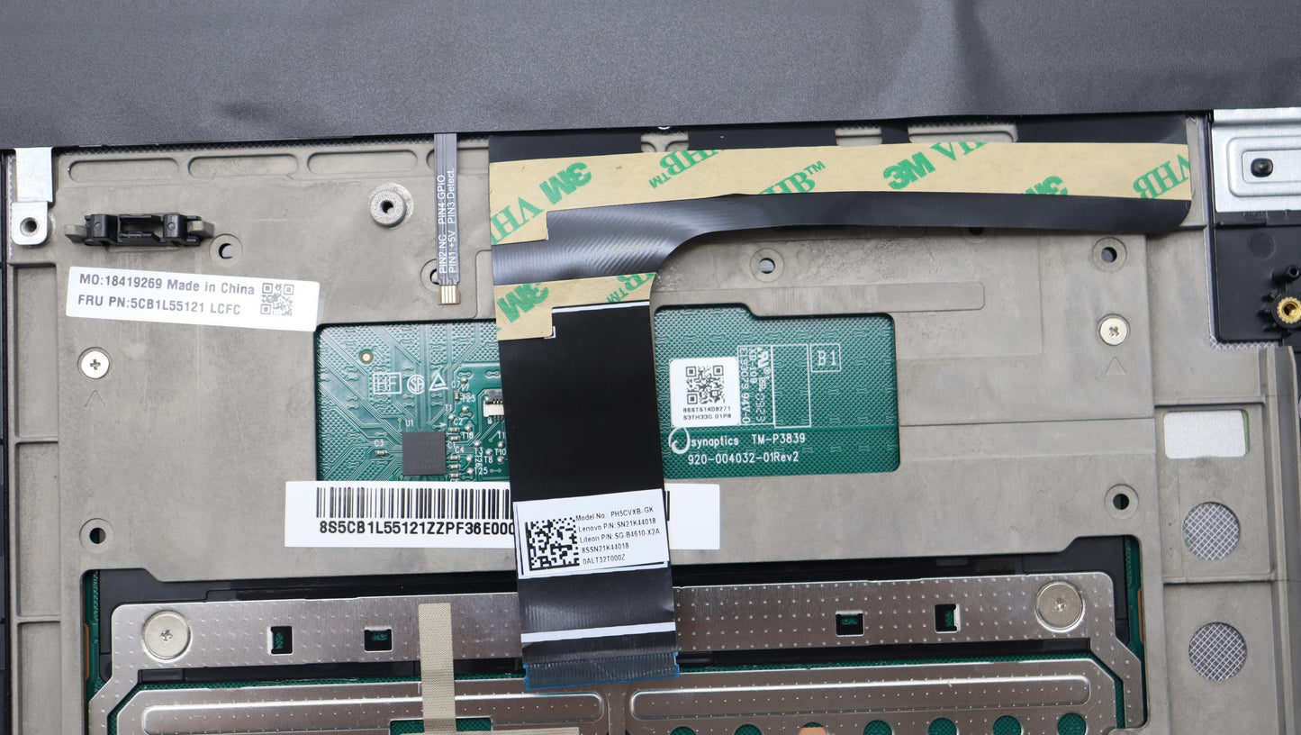 Lenovo Cover Upper Case Assembly Gre_ - 5CB1L55121