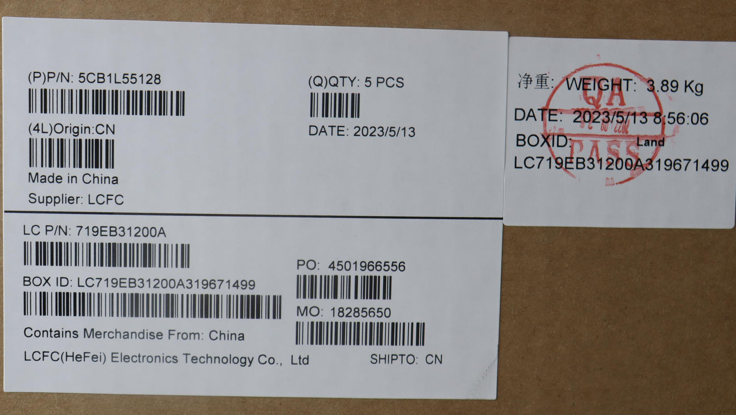 Lenovo Cover Upper Case Assembly Kor_ - 5CB1L55128