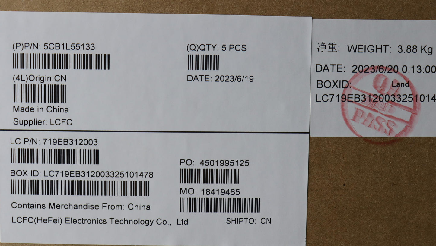 Lenovo Cover Upper Case Assembly Slv_ - 5CB1L55133