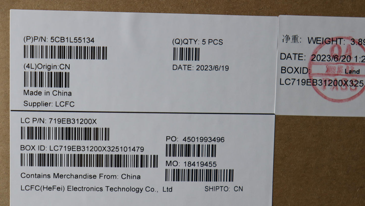 Lenovo Cover Upper Case Assembly Spa_ - 5CB1L55134