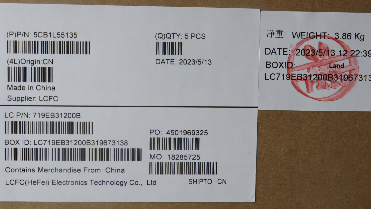 Lenovo Cover Upper Case Assembly Sws_ - 5CB1L55135