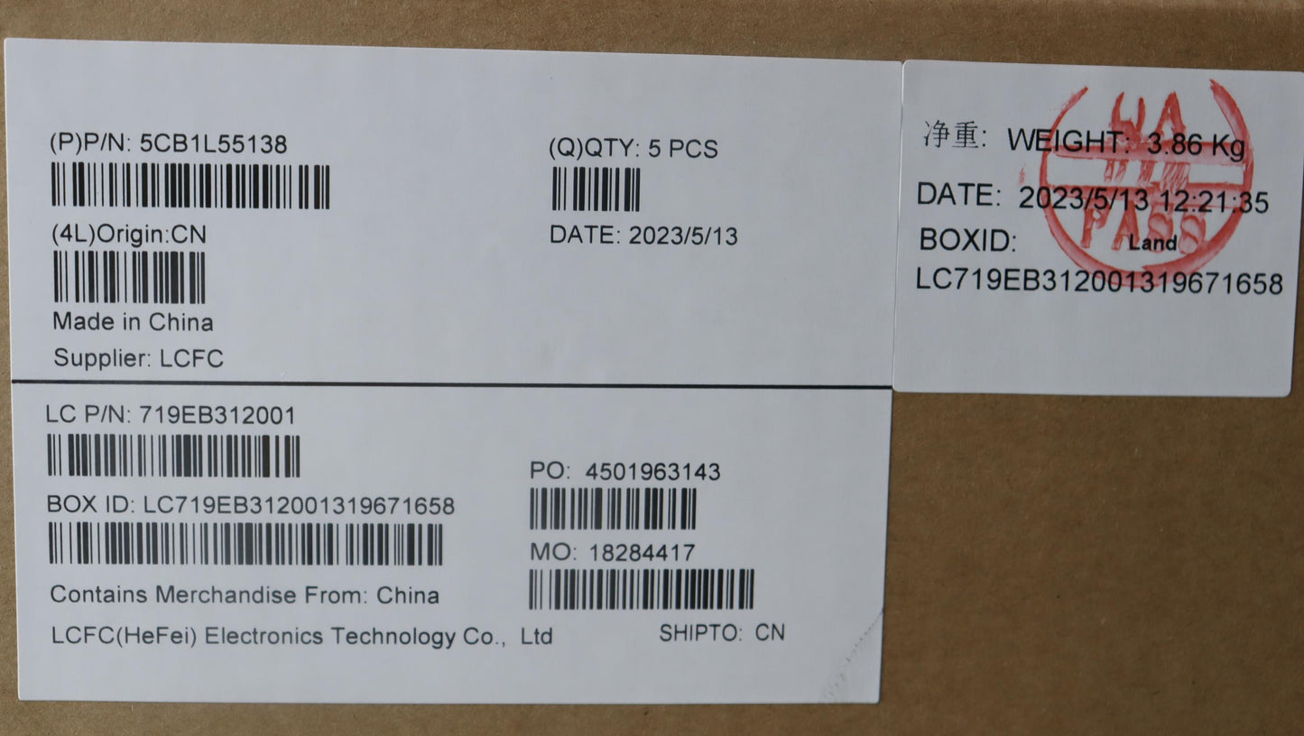 Lenovo Cover Upper Case Assembly Tur_ - 5CB1L55138