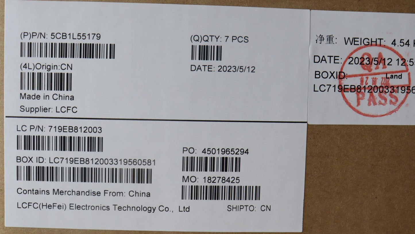 Lenovo Cover Lcd Cover L83By Mled Sg - 5CB1L55179