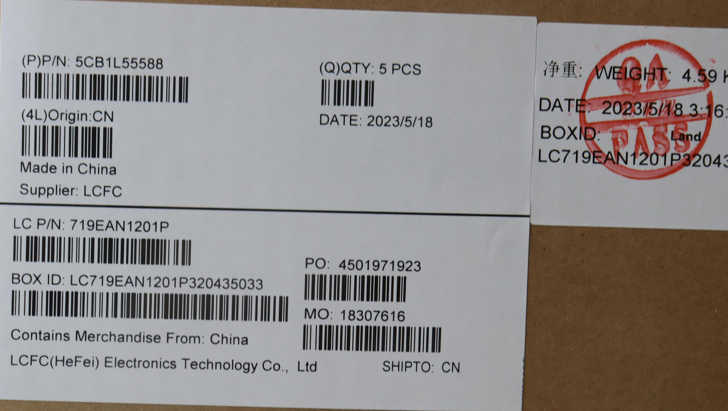 Lenovo Cover Upper Case Assembly Sws - 5CB1L55588