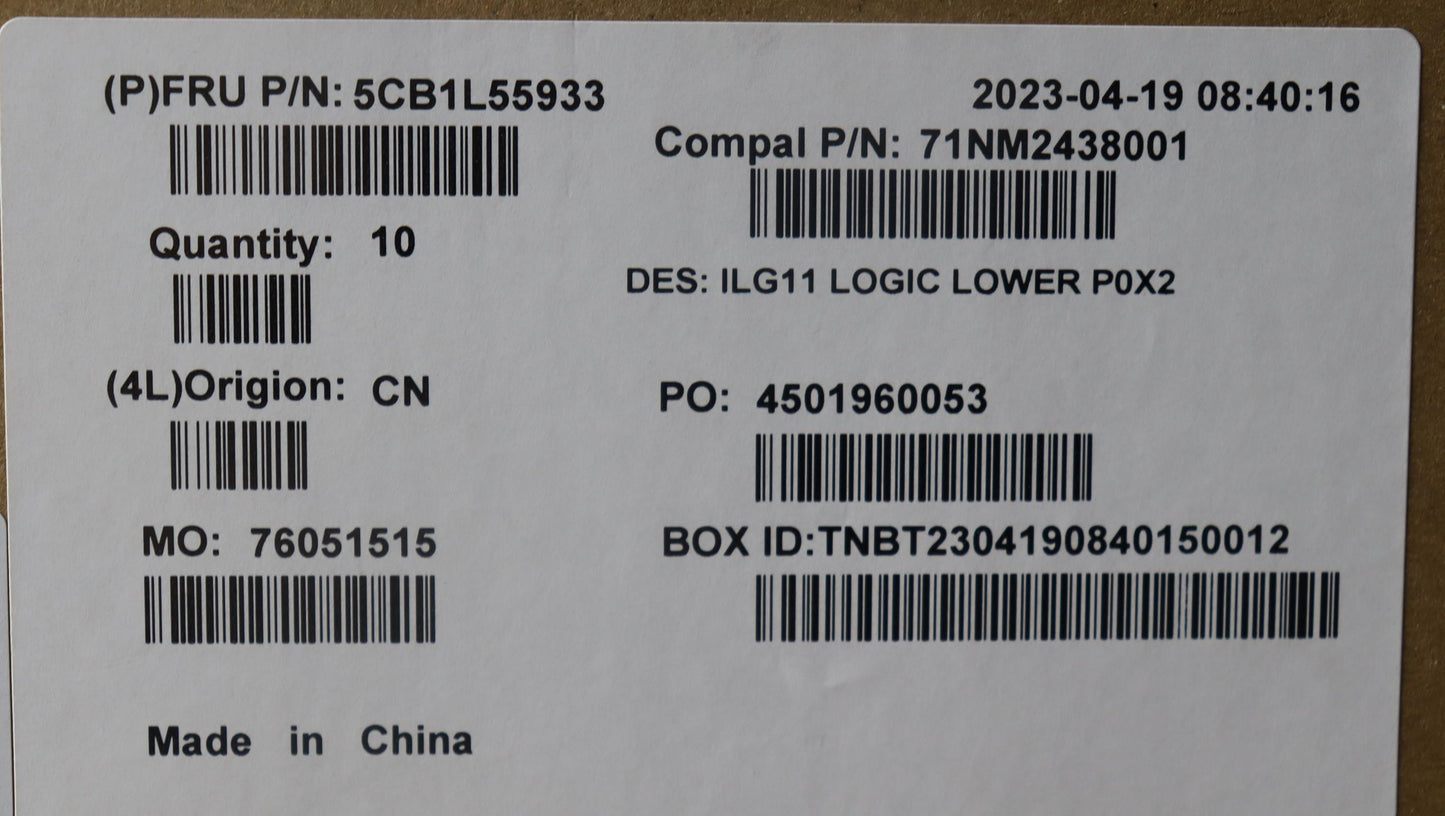 Lenovo Lower Case Cover - 5CB1L55933