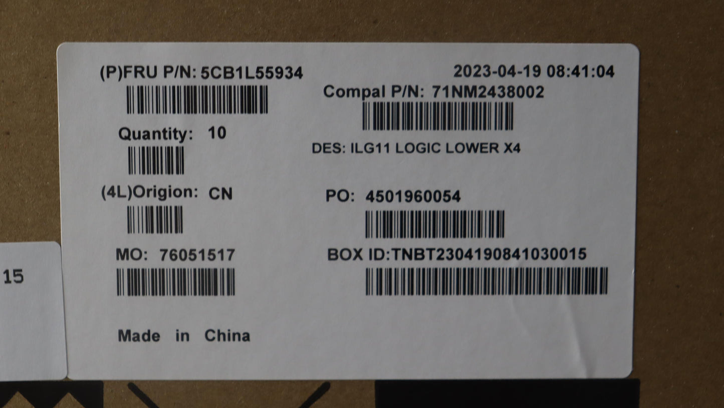 Lenovo Cover Lower Case C 82Xw H(X4) - 5CB1L55934