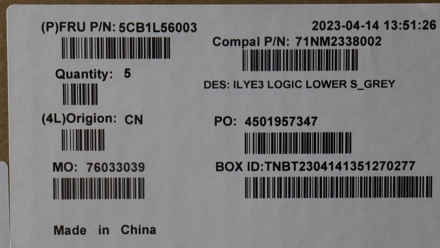 Lenovo Cover Lower Case C 82Ya Stgy L - 5CB1L56003