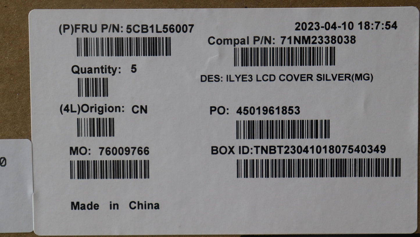 Lenovo Cover Lcd Cover C 82Ya Mg - 5CB1L56007