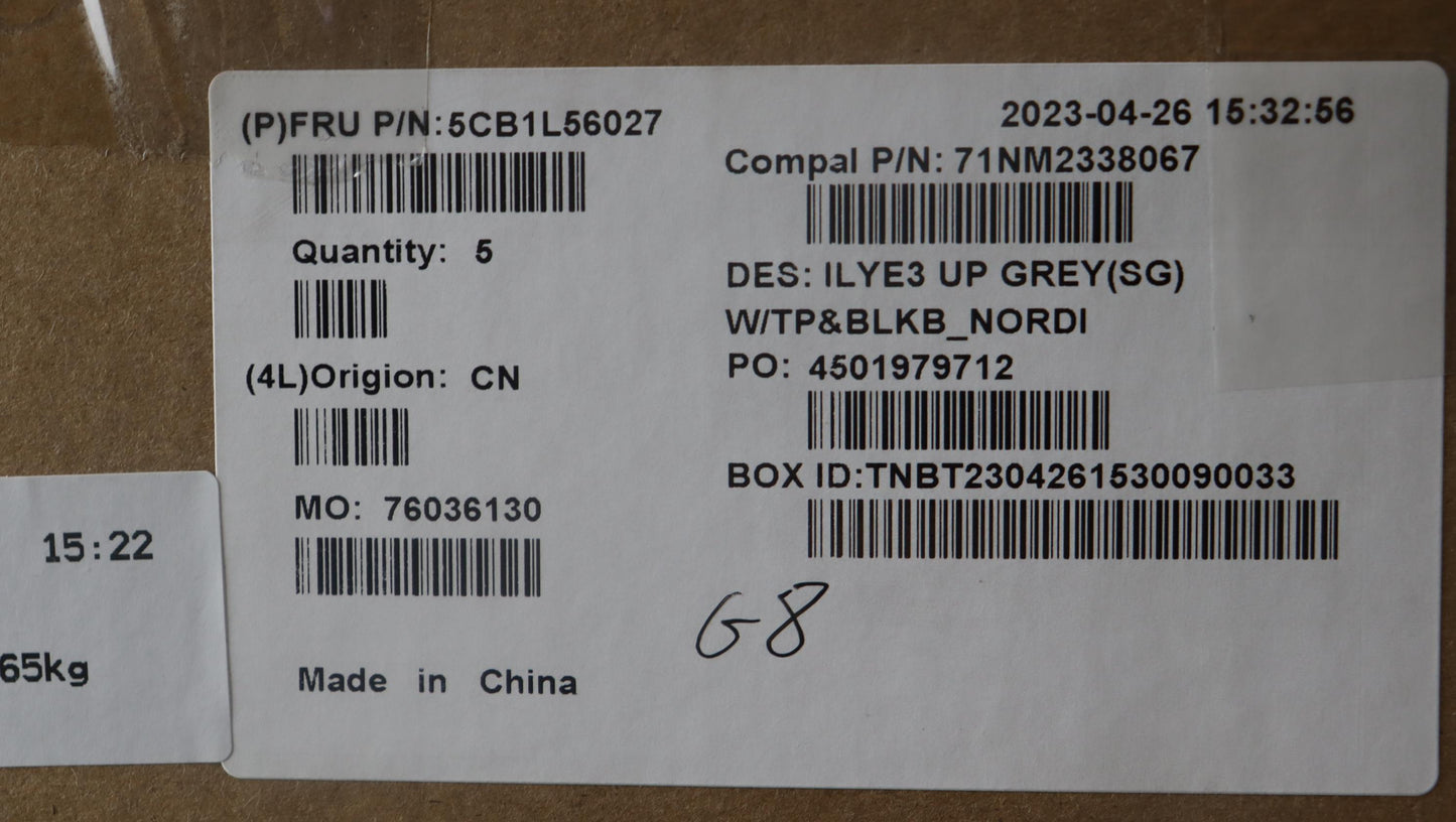 Lenovo Cover Upper Case Assembly Nord - 5CB1L56027