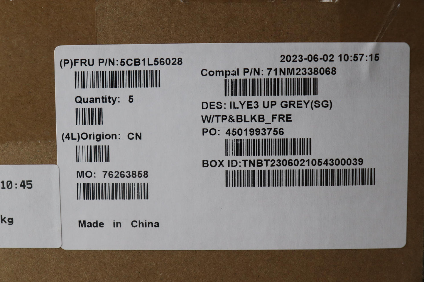 Lenovo Cover Upper Case Assembly Fra - 5CB1L56028