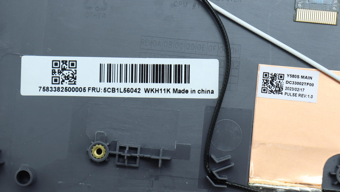 Lenovo Cover Upper Case Assembly Eng - 5CB1L56042
