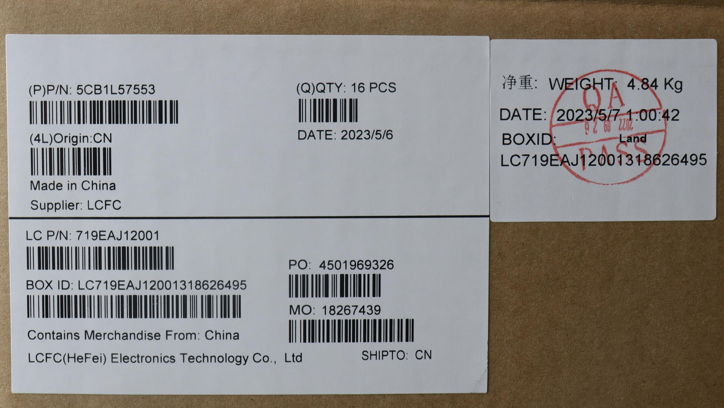 Lenovo Cover Fru 14Eg3_D_Cover_15W_As - 5CB1L57553