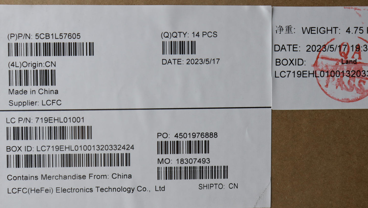 Lenovo Cover Fru Kt4D0_Ccover_Ww_Sub_ - 5CB1L57605