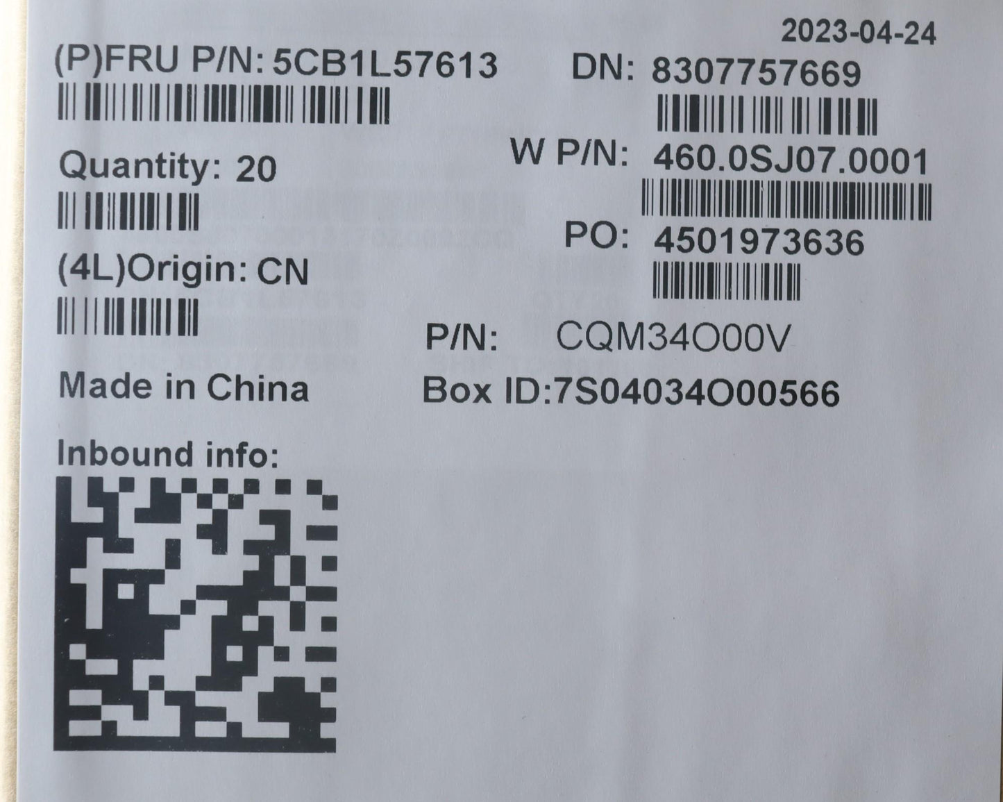 Lenovo Cover Fru D Cover,Asm,Intel Go - 5CB1L57613