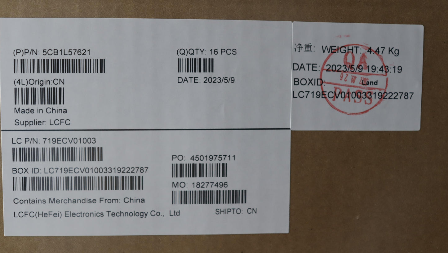 Lenovo Cover Fru Kt4D1_D_Cover_Al_Wla - 5CB1L57621