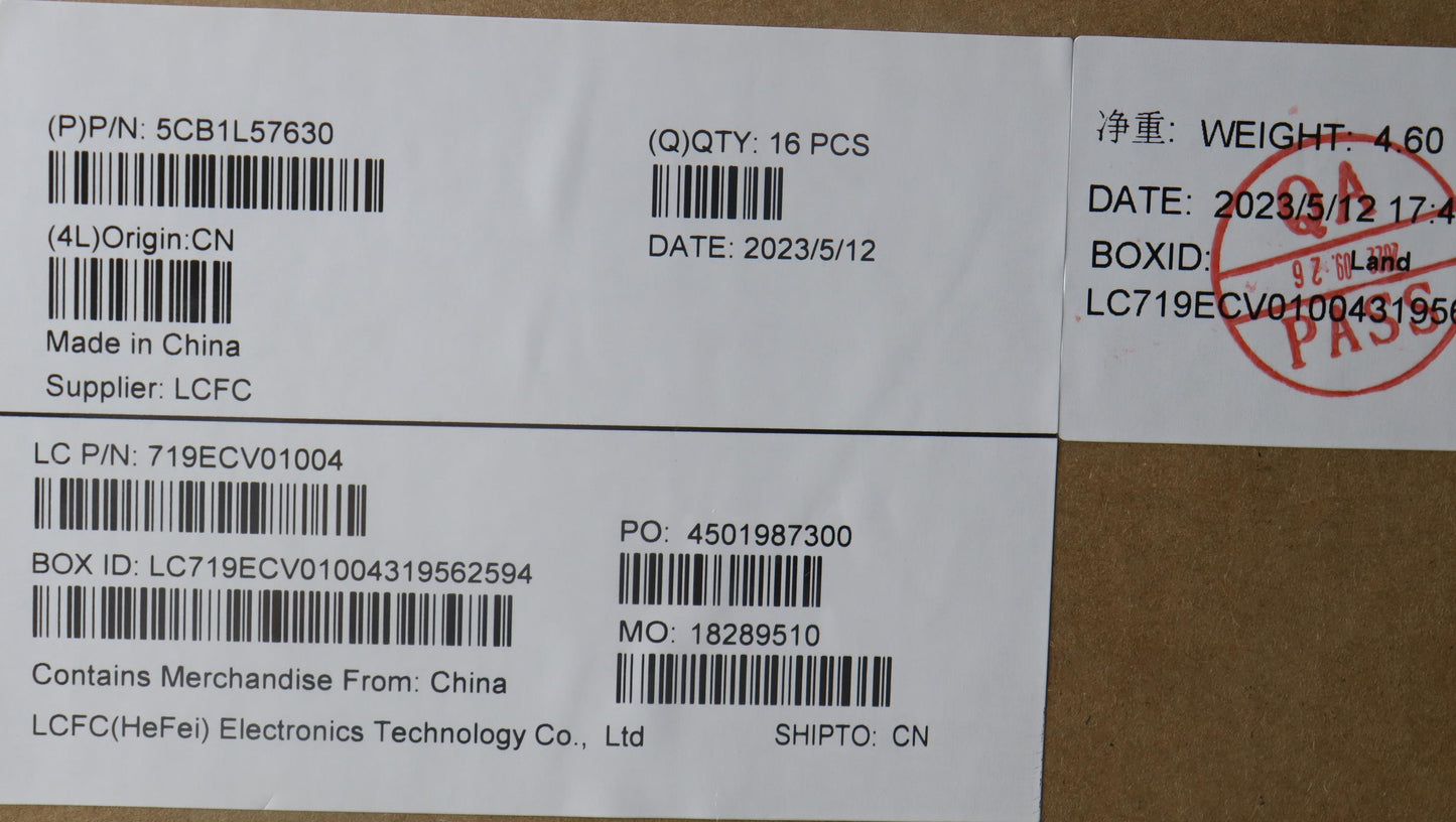 Lenovo Cover Fru Kt4D1_D_Al_Wwan_Blk_ - 5CB1L57630